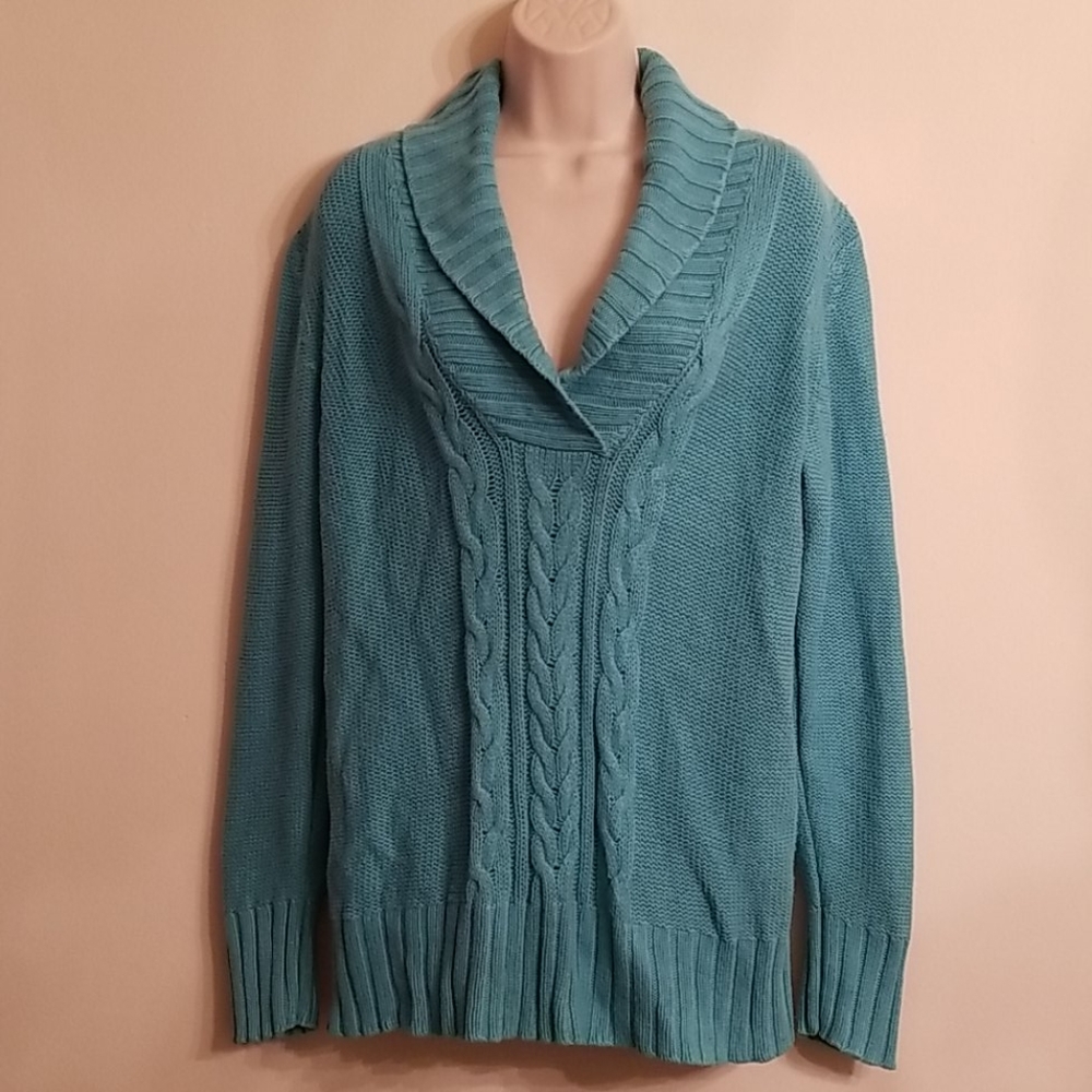 Old navy women's turquoise sweater in a size xl